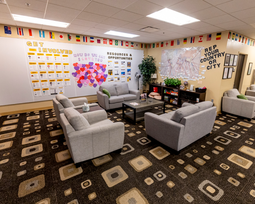 The Multicultural Center staged.